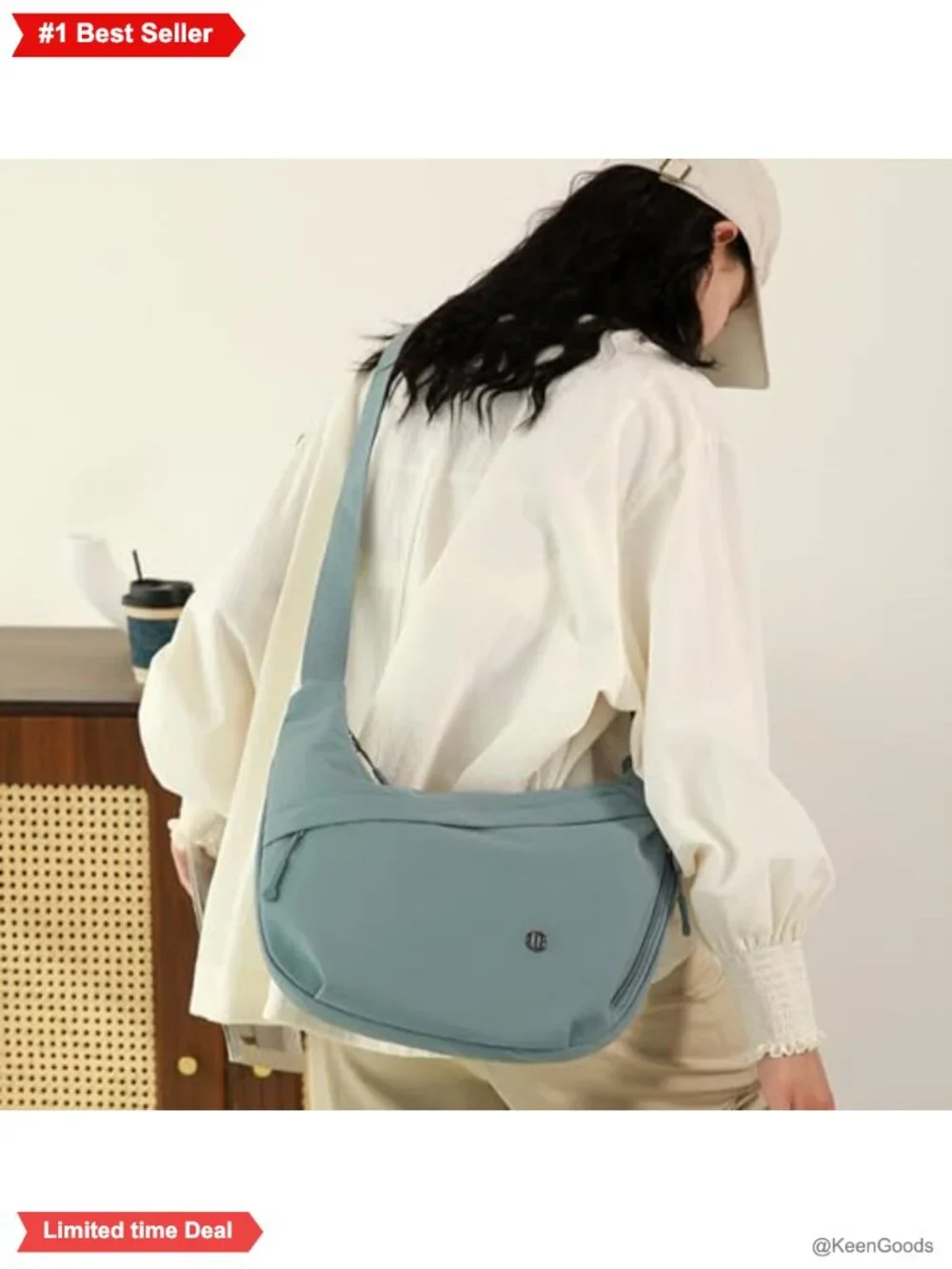 N/A crescent crossbody